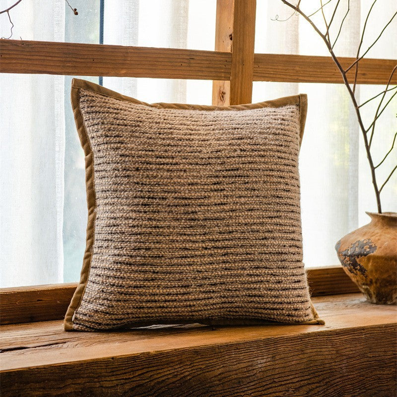 Nordisk stil i vardagsrummet sofföverdrag | Enkel geometrisk jacquard mjuk och bekväm kuddfodral