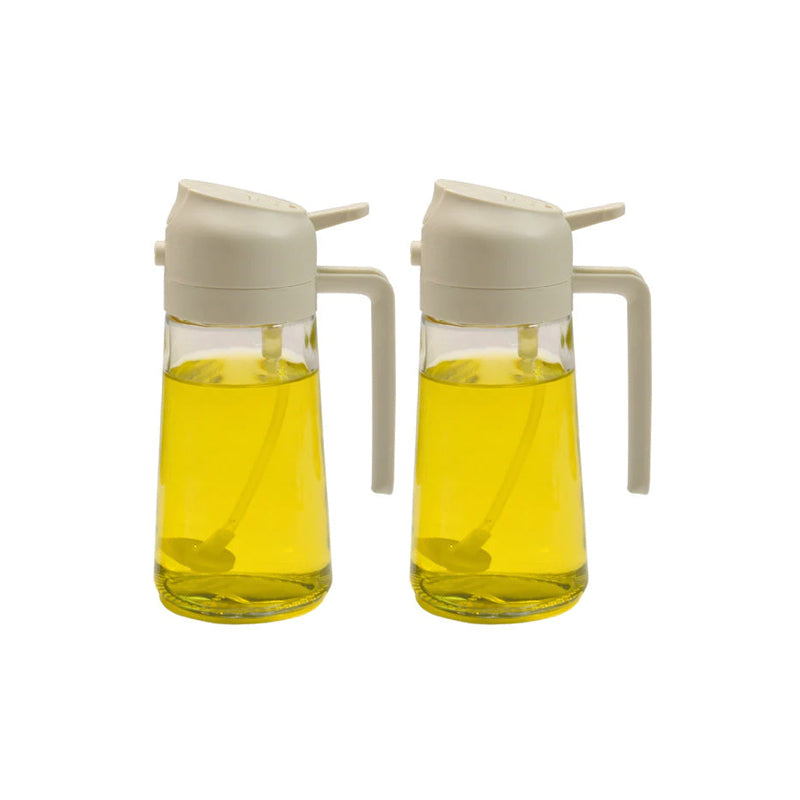 2-i-1 Glas Oljespray och Dispenser