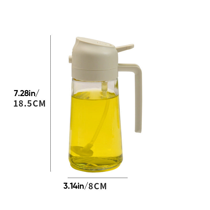 2-i-1 Glas Oljespray och Dispenser