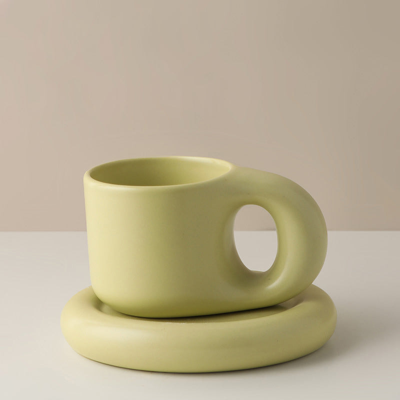 Nordisk Minimalistisk Söt Tjock Mugg
