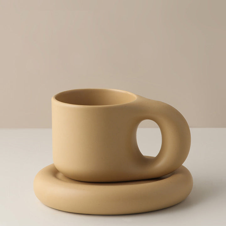 Nordisk Minimalistisk Söt Tjock Mugg