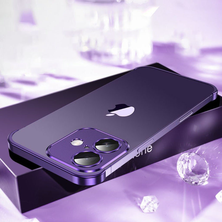 Telefonfodral Minimalistiskt Slim Skyddande Metallöverdrag