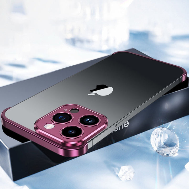 Telefonfodral Minimalistiskt Slim Skyddande Metallöverdrag