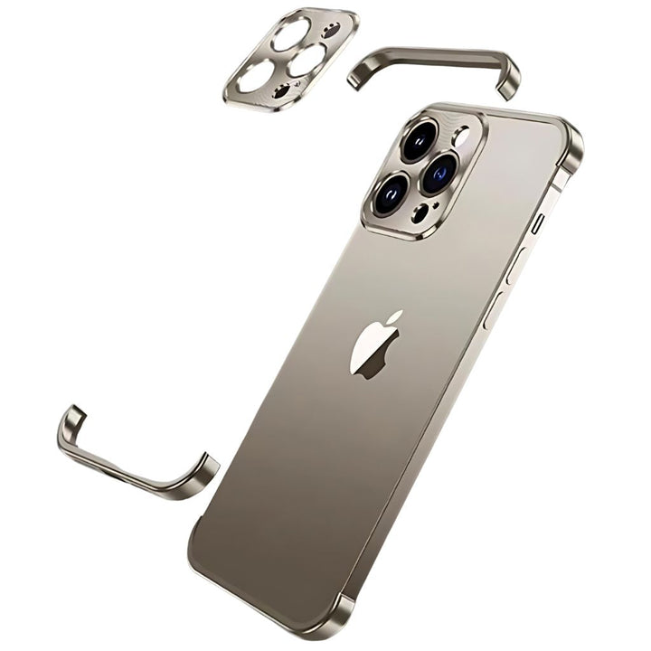Telefonfodral Minimalistiskt Slim Skyddande Metallöverdrag