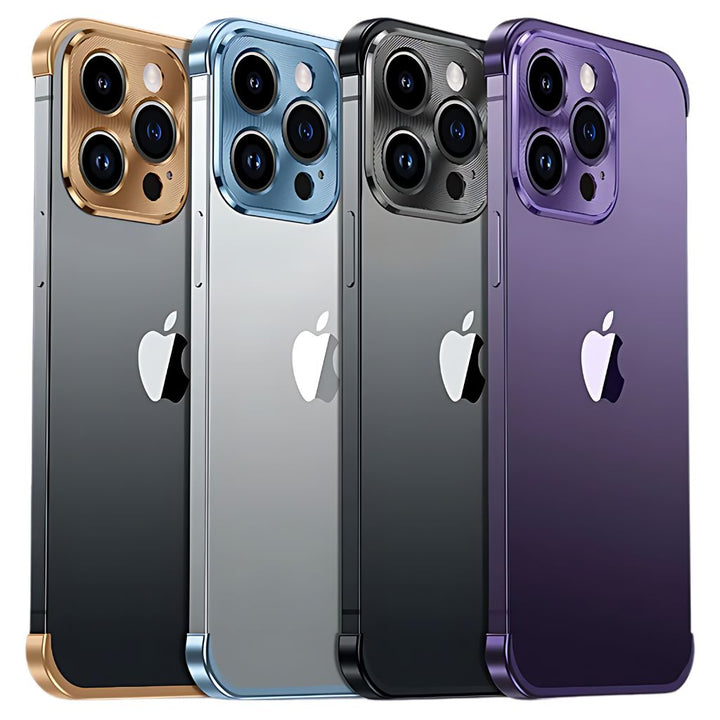 Telefonfodral Minimalistiskt Slim Skyddande Metallöverdrag