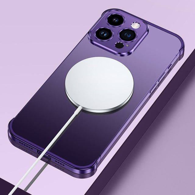 Telefonfodral Minimalistiskt Slim Skyddande Metallöverdrag