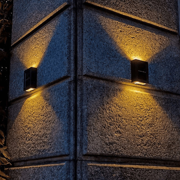 Trådlösa LED Solvägglampor