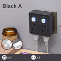 2-pack multifunktionell kontaktadapter med nattljus