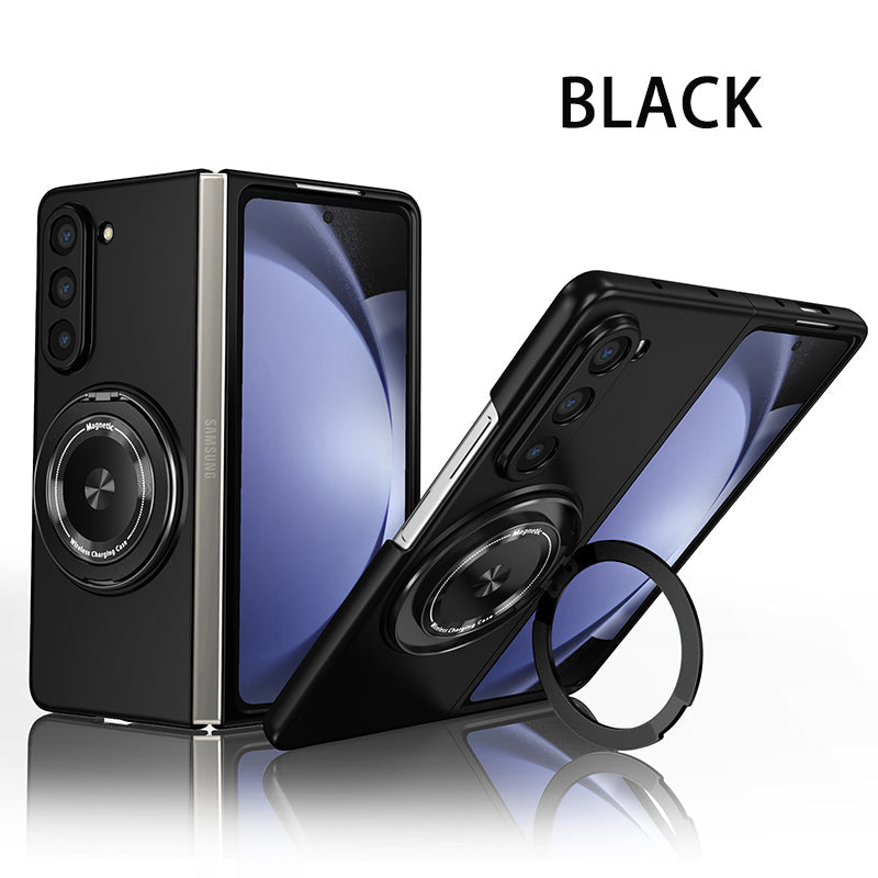 Magnetiskt telefonfodral med 360° roterande ställ för Samsung Z fold &amp; flip 6/5/4/3