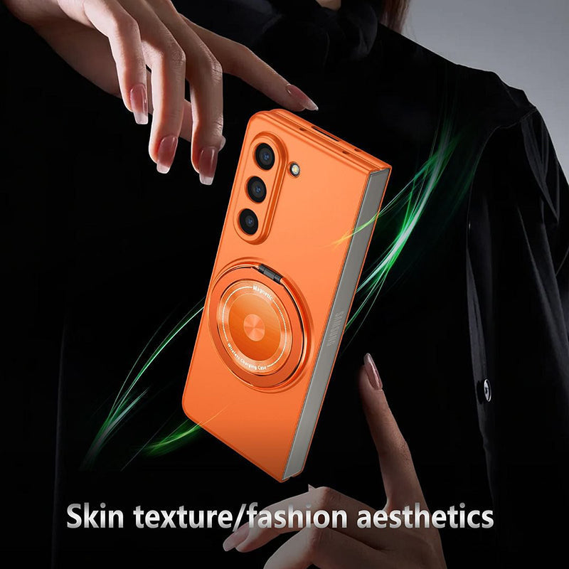 Magnetiskt telefonfodral med 360° roterande ställ för Samsung Z fold &amp; flip 6/5/4/3