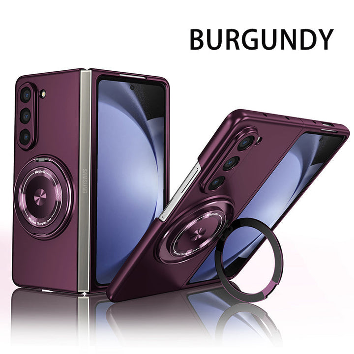 Magnetiskt telefonfodral med 360° roterande ställ för Samsung Z fold &amp; flip 6/5/4/3