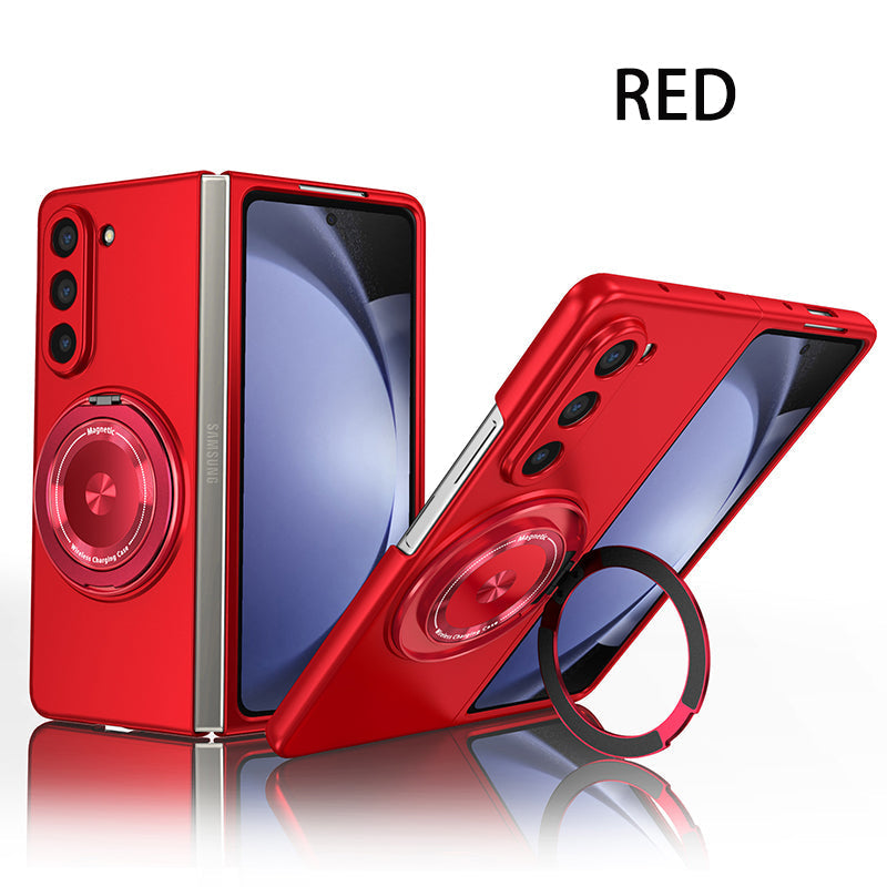 Magnetiskt telefonfodral med 360° roterande ställ för Samsung Z fold &amp; flip 6/5/4/3