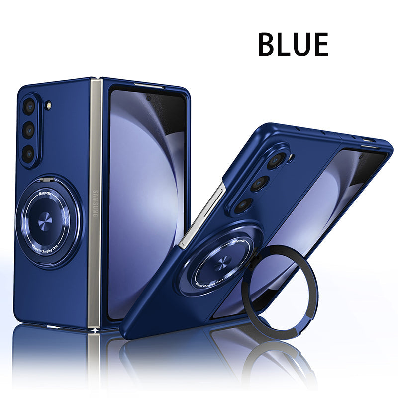 Magnetiskt telefonfodral med 360° roterande ställ för Samsung Z fold &amp; flip 6/5/4/3