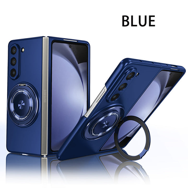 Magnetiskt telefonfodral med 360° roterande ställ för Samsung Z fold &amp; flip 6/5/4/3