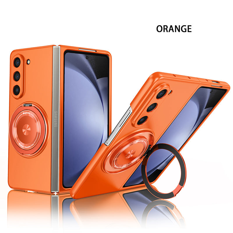 Magnetiskt telefonfodral med 360° roterande ställ för Samsung Z fold &amp; flip 6/5/4/3