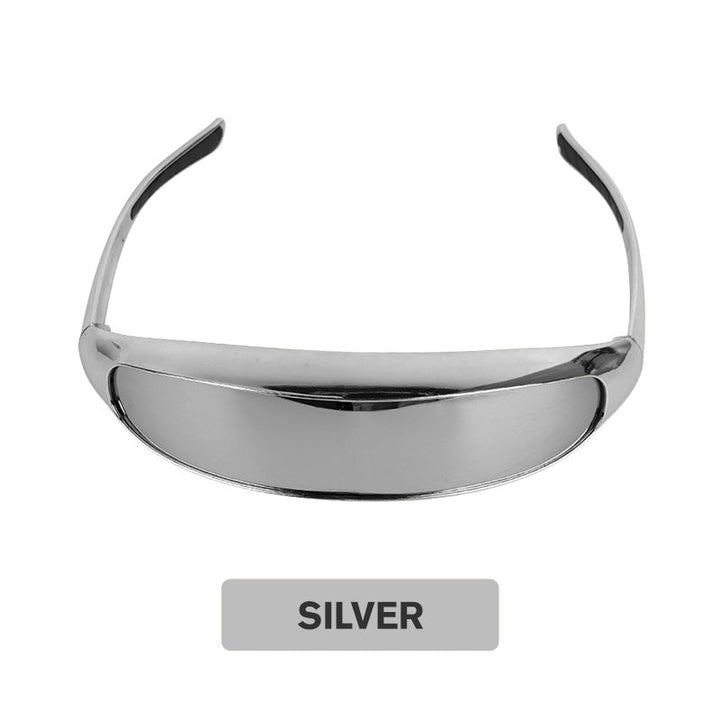 Svetsglasögon i ett stycke med spegel