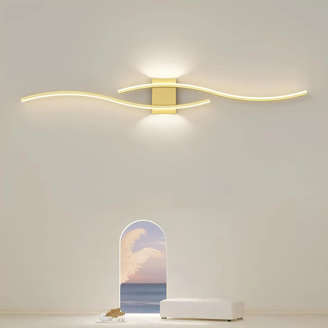 Lång Vägglampa Band