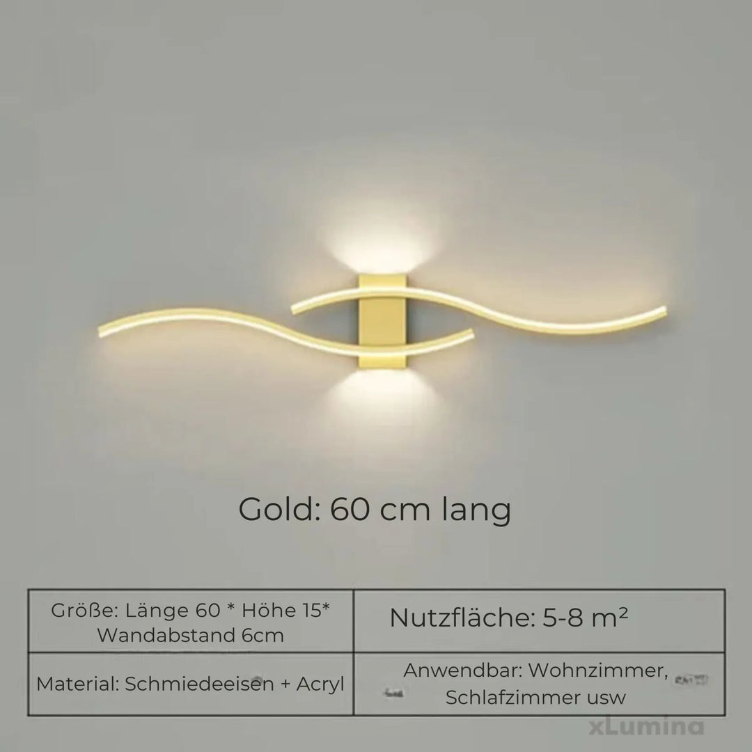 Lång Vägglampa Band