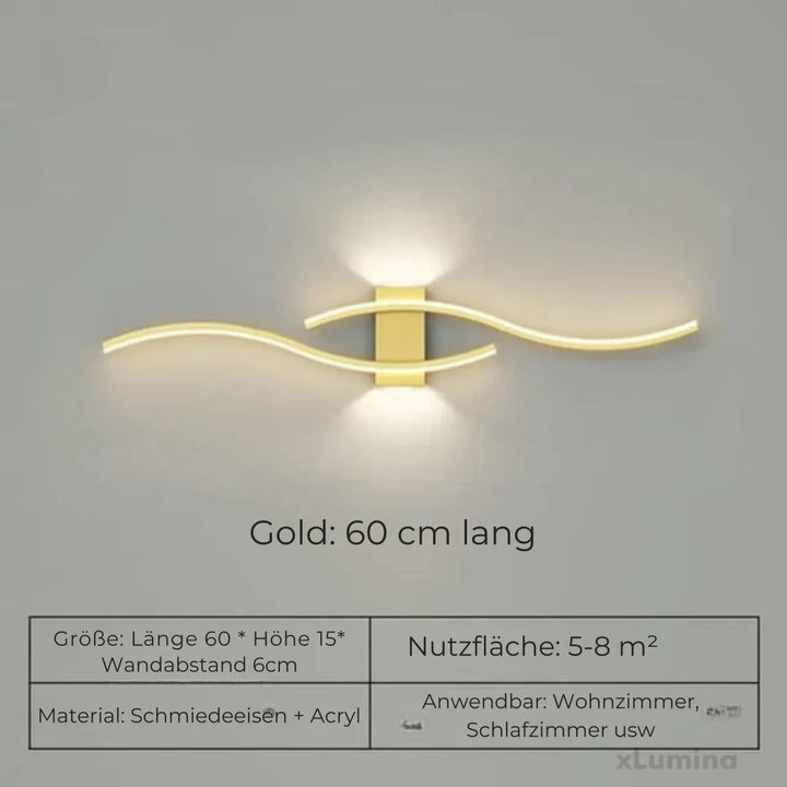 Lång Vägglampa Band