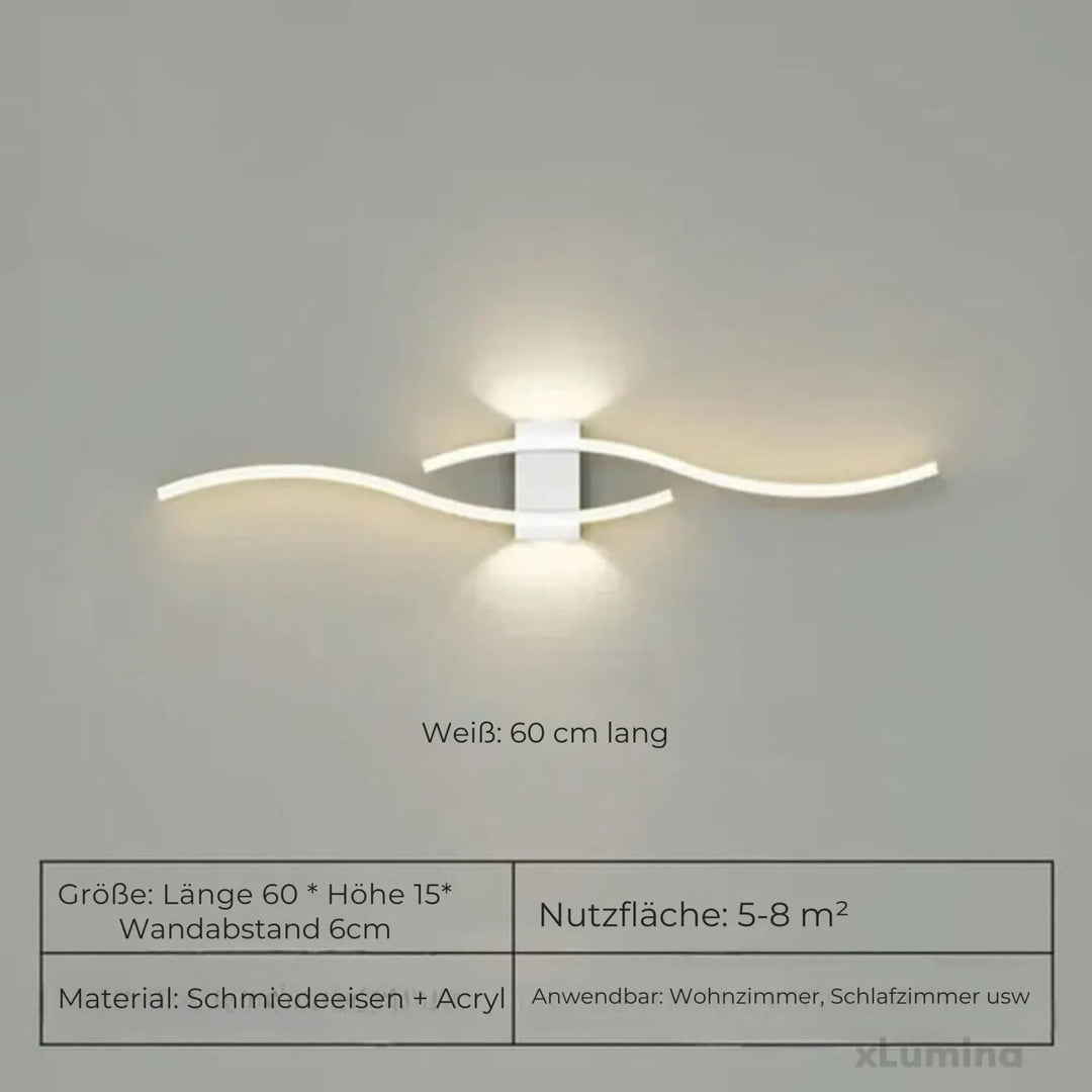 Lång Vägglampa Band
