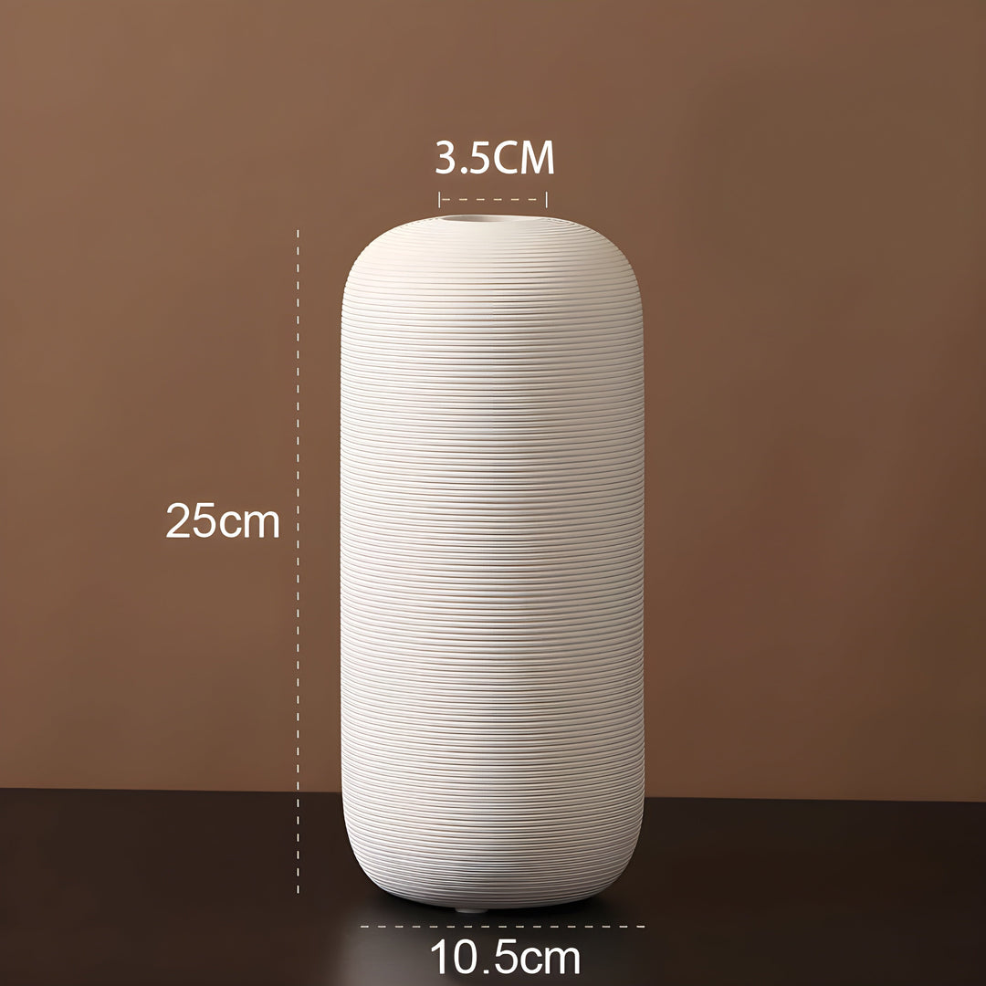 Minimalistisk Handgjord Keramisk Zen Vasen