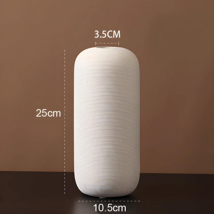 Minimalistisk Handgjord Keramisk Zen Vasen