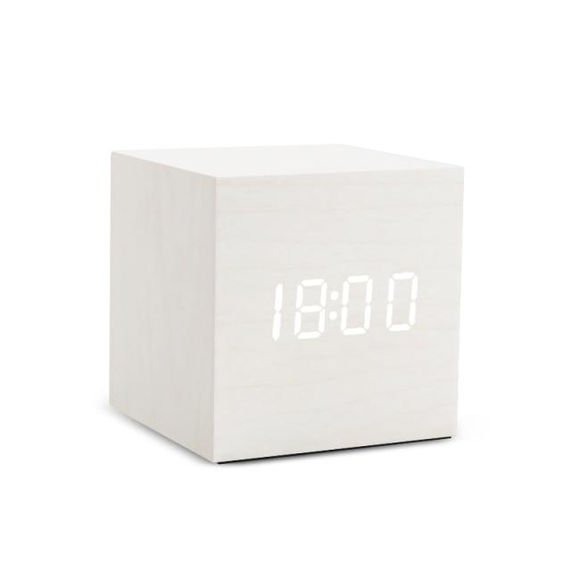 Trä Minimalistisk LED Väckarklocka