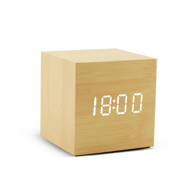 Trä Minimalistisk LED Väckarklocka