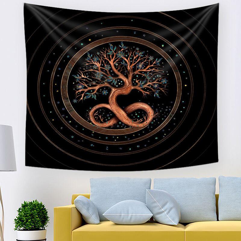 Livets Träd Hem Väggtapestry - Elegant Inredning för Dorm &amp; Rum