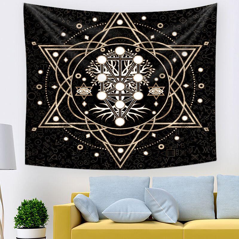 Livets Träd Hem Väggtapestry - Elegant Inredning för Dorm &amp; Rum