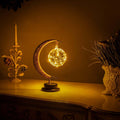 LED Lunar Lamp - Förhäxad Månljus Nattlampa för Sovrum, Barnrum & Heminredning