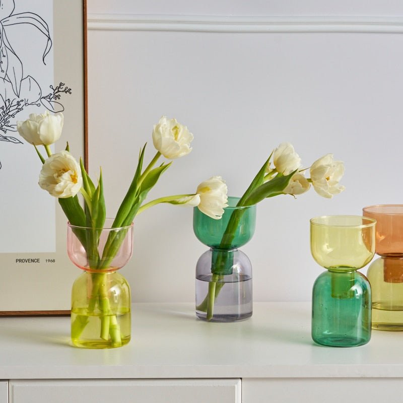 Tvådelat Mini Bud Vase Terrarium Set