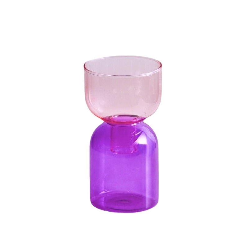 Tvådelat Mini Bud Vase Terrarium Set