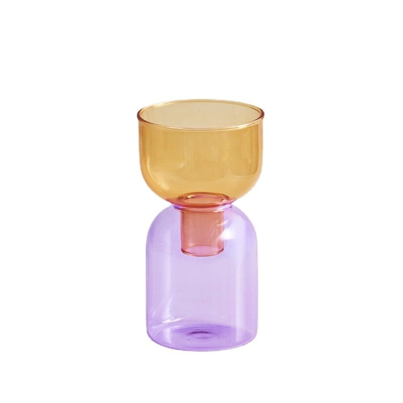Tvådelat Mini Bud Vase Terrarium Set