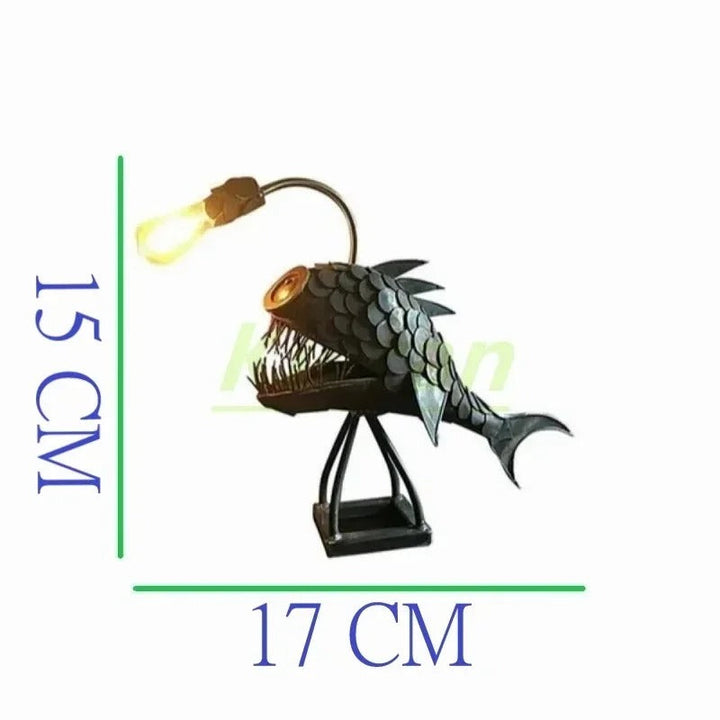 Steampunk Angler Fish Lamp – Cool &amp; Ovanlig Golvlampa för Ditt Hem