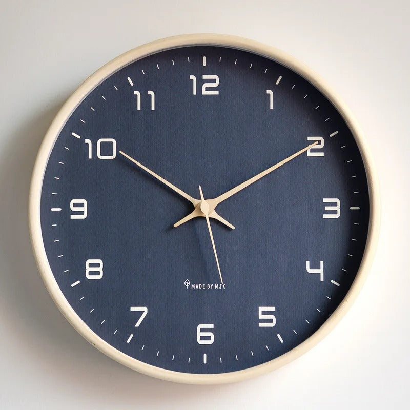 Minimalistisk Väggklocka | Metall &amp; Resin