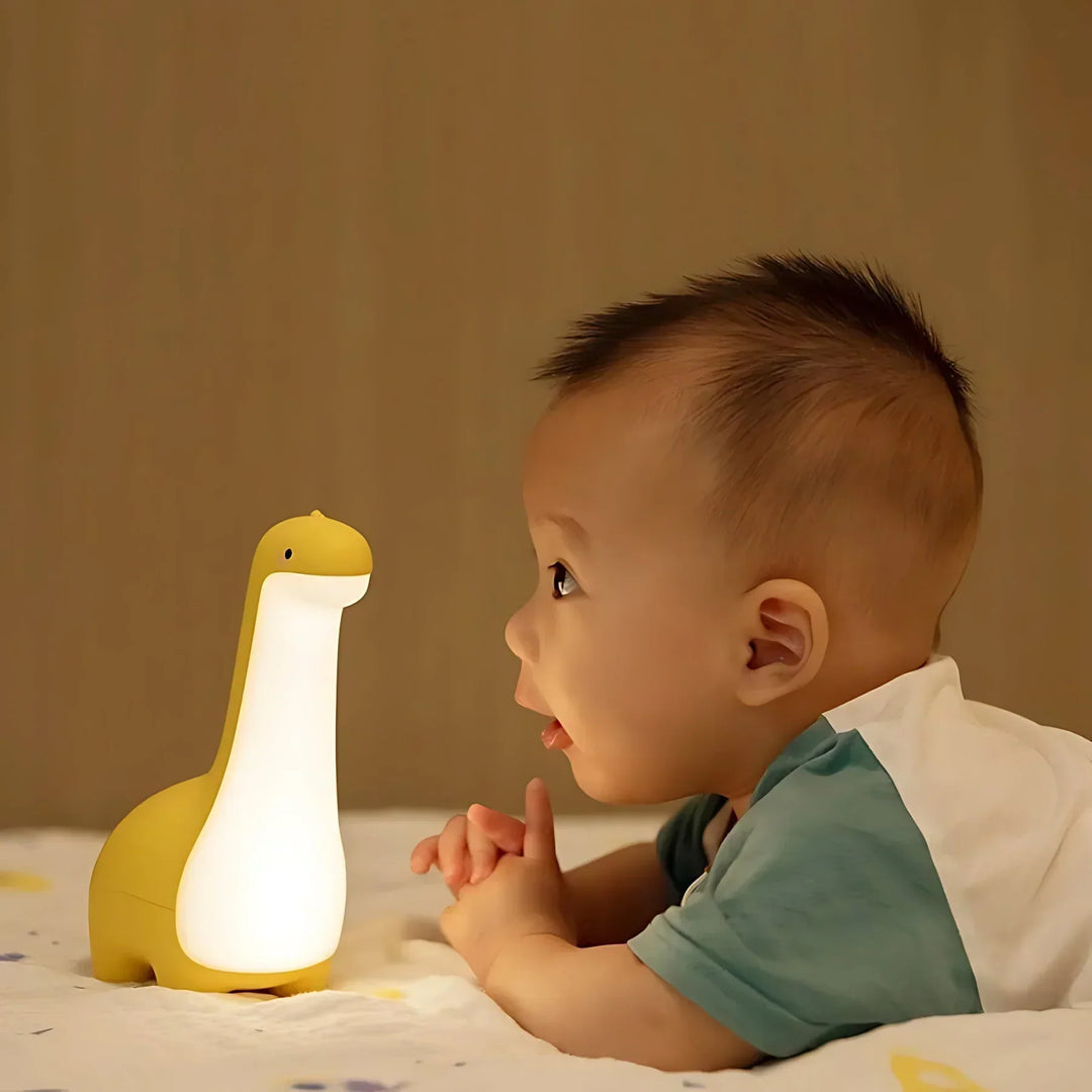LED Dinosaurie Nattljus för Barn – Mjukt Ljus för Lugna Nätter