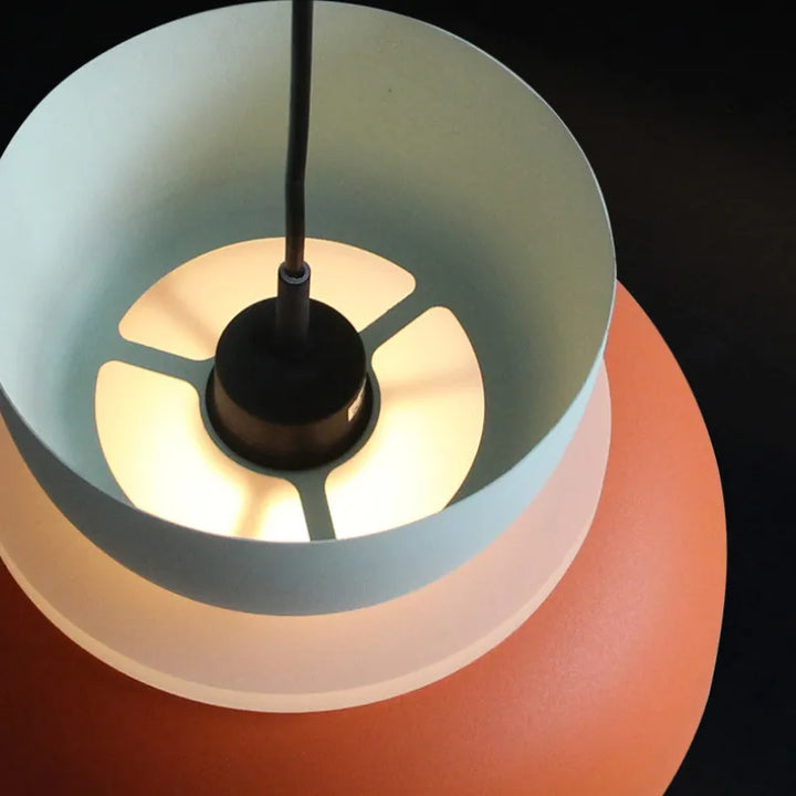 LuminaGlow - Modern Hänglampa i Skandinavisk Macaron Stil