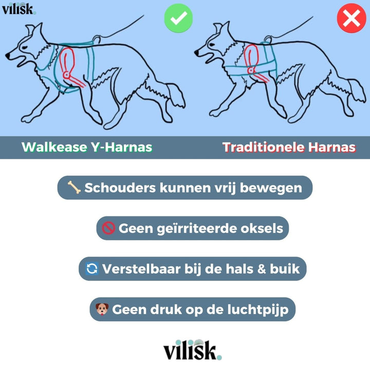 WalkEase Harnes – Antikoppsharnes för avslappnade promenader och hälsosam hållning