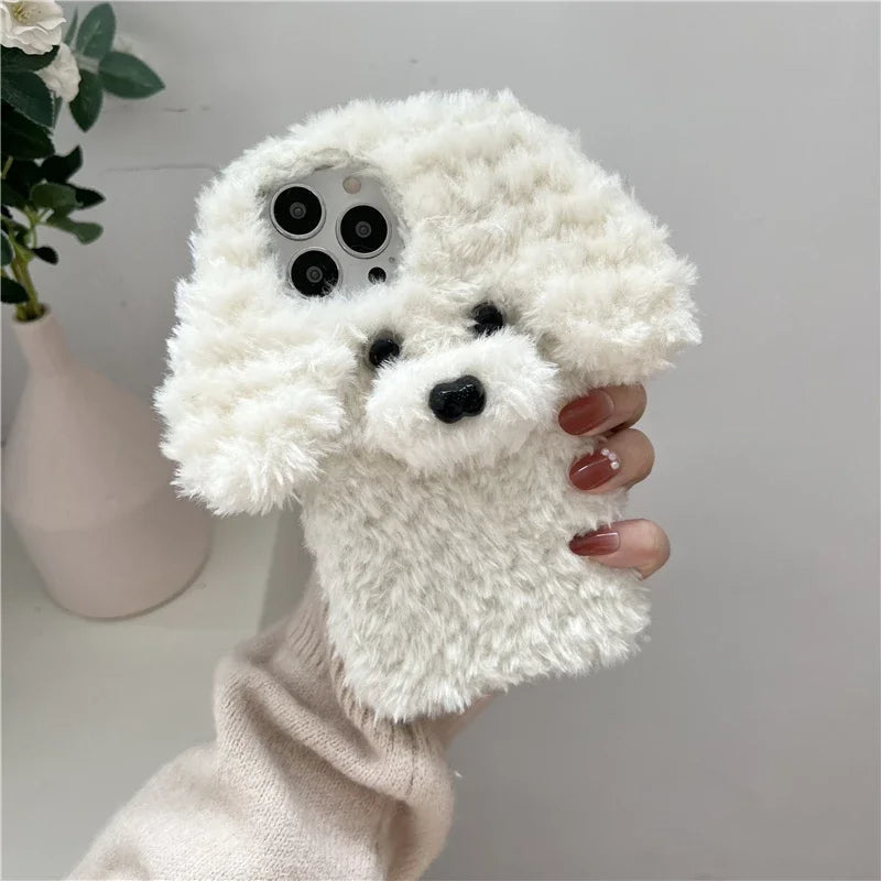 Söt Hund Fluffig Mysig iPhone-fodral