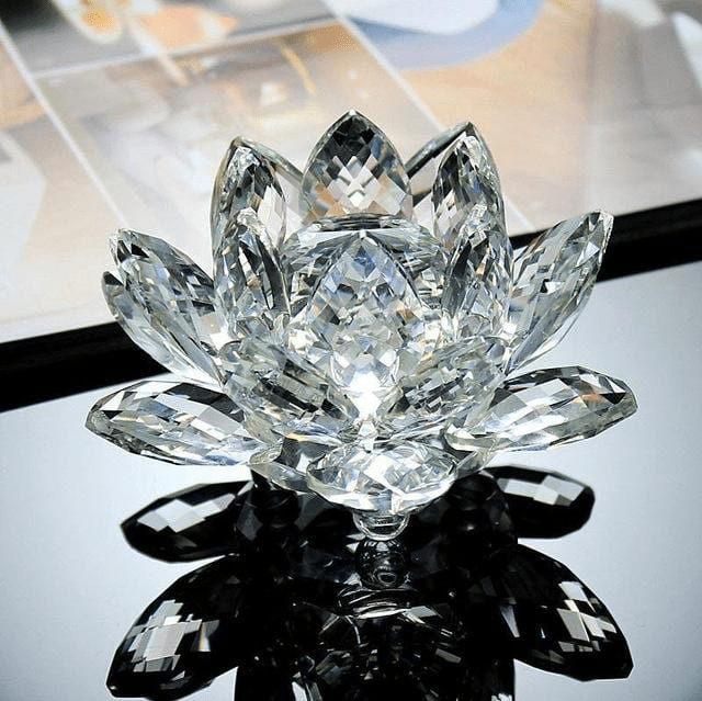 Kvarts Crystal Lotusblomma