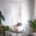 Macramé Vägghängande Kattbädd