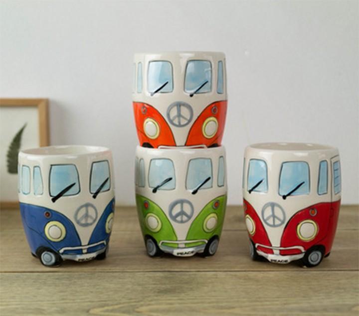 Hippie Bus Kaffemugg