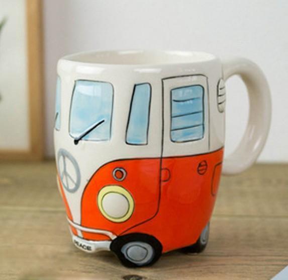Hippie Bus Kaffemugg