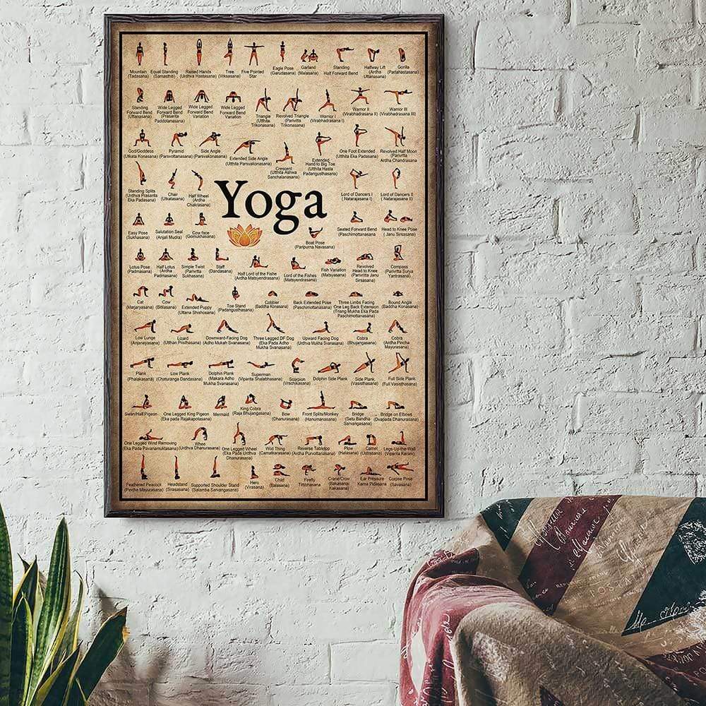 Yoga Poses Väggposter