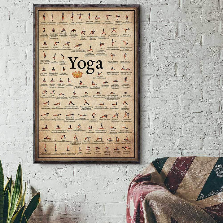 Yoga Poses Väggposter