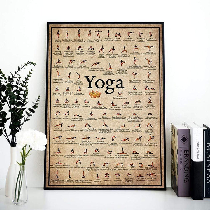 Yoga Poses Väggposter