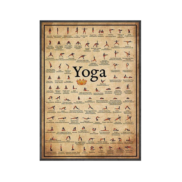 Yoga Poses Väggposter