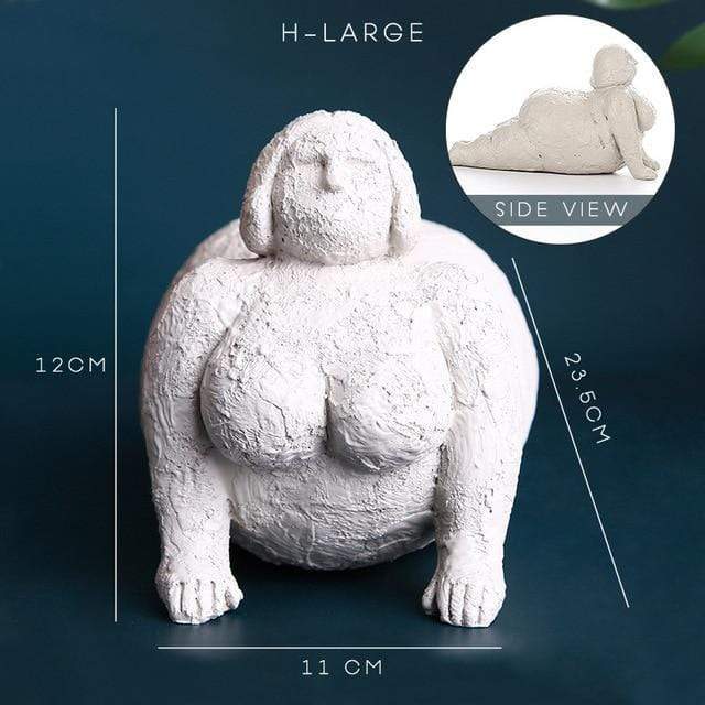 Självsäker Damfigurer