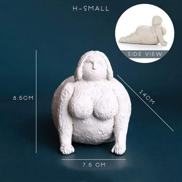 Självsäker Damfigurer